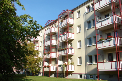 Balkonseite (Südseite)