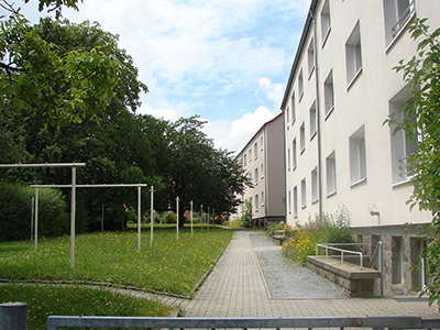 Hinterhof der Löbauer Straße